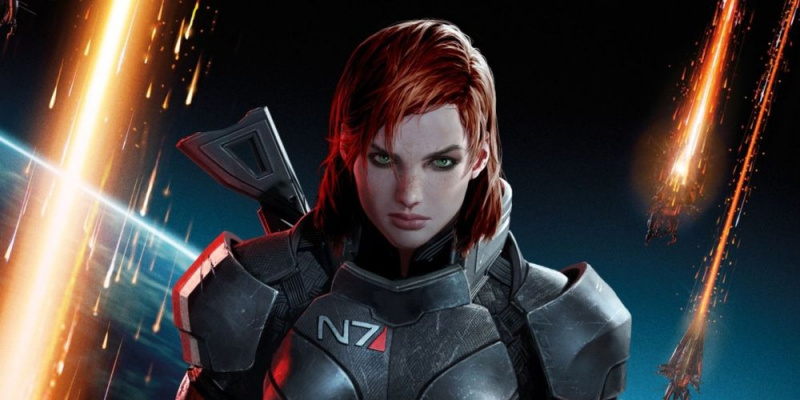   La femme Commander Shepard de la série Mass Effect