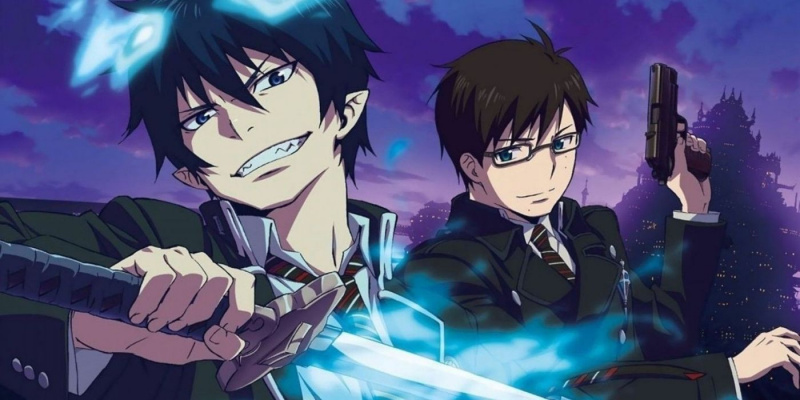   Ο Rin και ο Yukio από το Blue Exorcist.