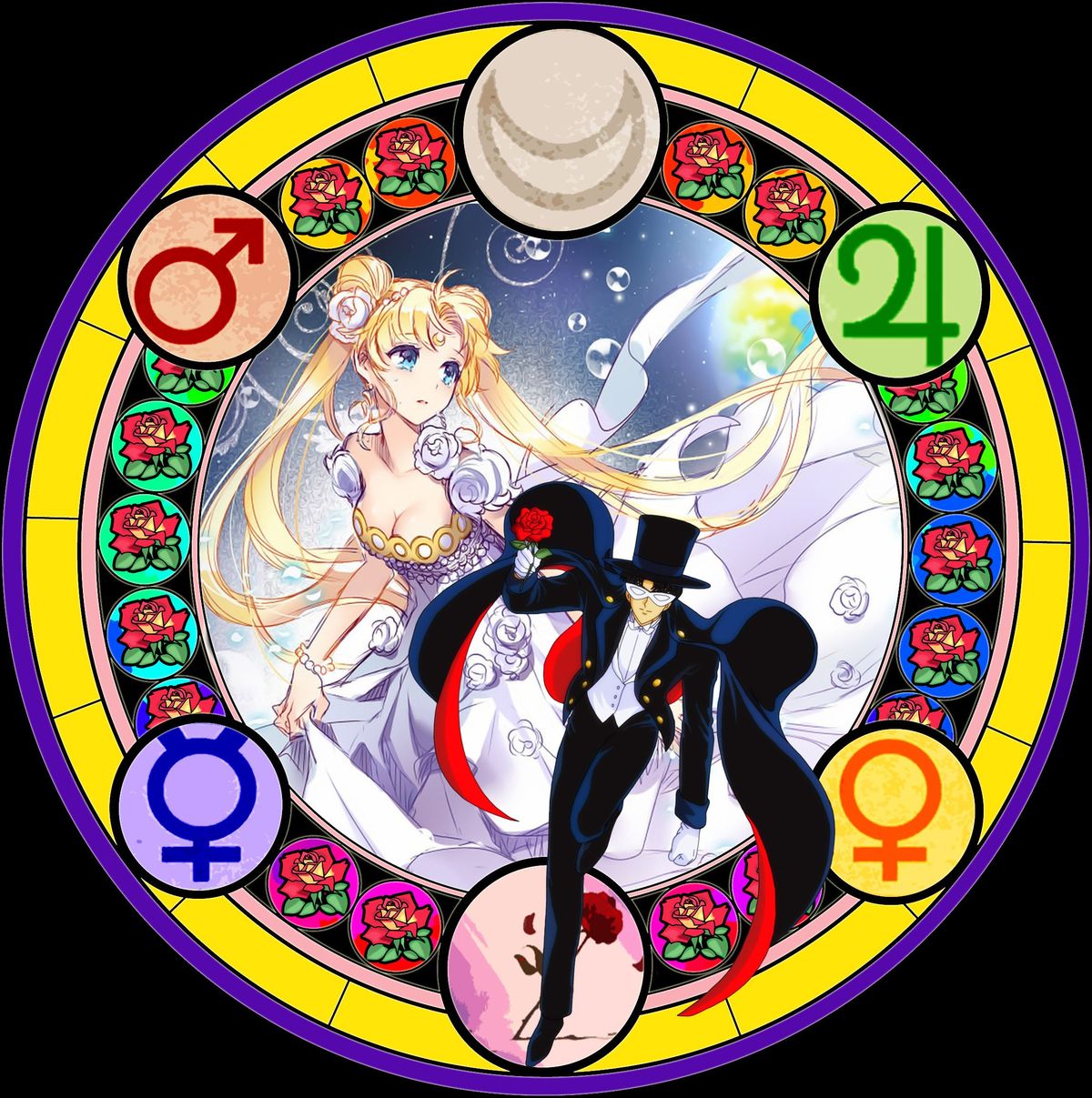 10 Mga Larawan ng Fan Art na Nagpapatunay Isang Mga Puso ng Kaharian At Kailangang Mangyari ang Crossover ng Sailor Moon Crossover