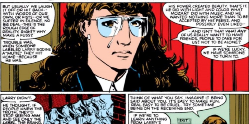   Kitty Pryde memberikan ucapan yang hebat dalam Marvel Comics