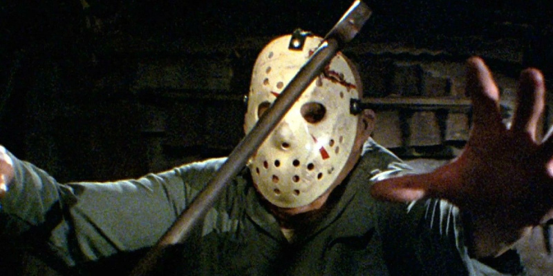   Jason valt aan in Friday The 13th Part 3
