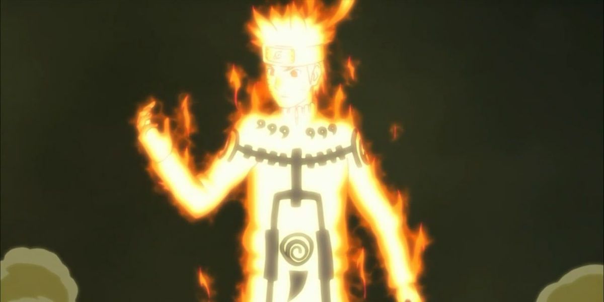 Naruto: Hver form for Naruto's Nine-Tails Chakra Mode, rangeret