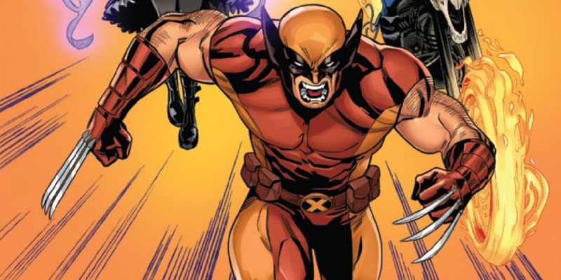   Wolverine berlari dengan cakarnya keluar di Midnight Suns 1