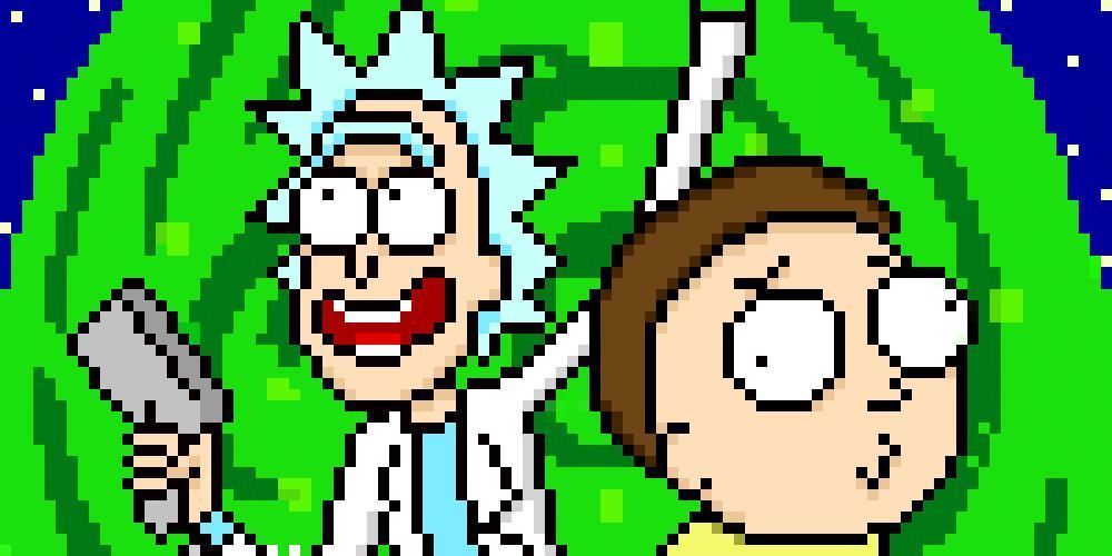 10 tükki Ricki ja Morty Pixeli fännikunsti, mida me täiesti jumaldame