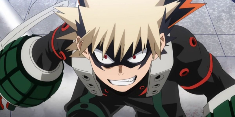 My Hero Academia - Bakugo i sit heltekostume
