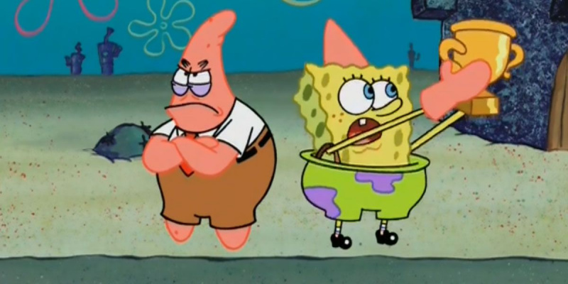   Sūklis Bobs Kvadrātbiksēs un Patriks Zvaigzne SpongeBob SquarePants