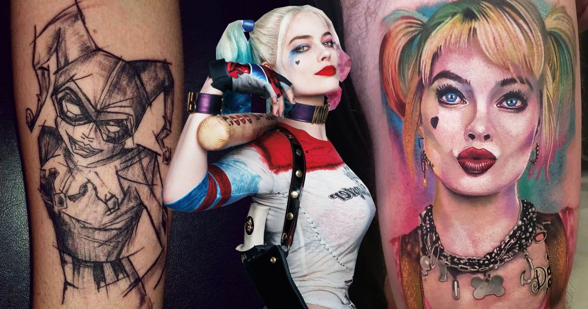 10 geriausių „Harley Quinn“ tatuiruočių, skirtų įkvėpti jūsų naują rašalą