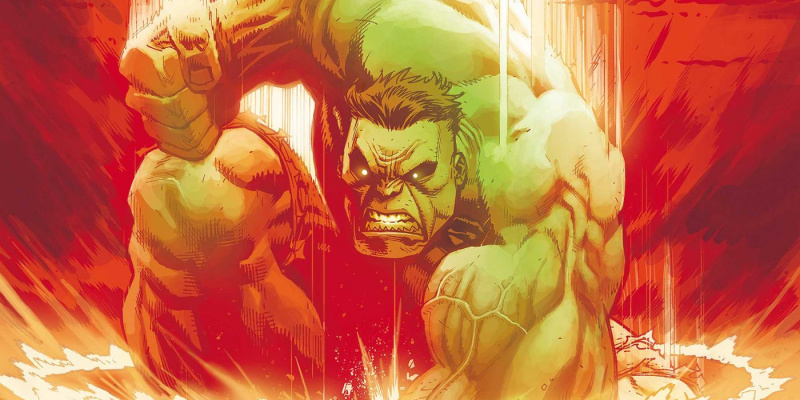   ריאן אוטלי's cover for Marvel Comics' Hulk #1 written by Donny Cates.