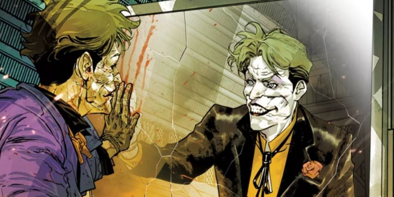   Tegneserie fra Jokeren Manden der holdt op med at grine