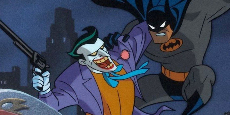 Batman napade Jokerja v animirani seriji Batman