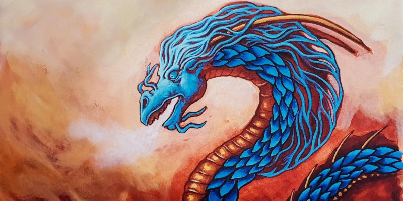 Έργο τέχνης στην κάρτα Shichifukujin Dragon από το Magic: The Gathering.
