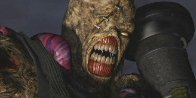   Nemesis megtámadja a játékost a Resident Evil 3 Nemesisben