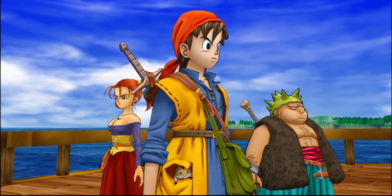   Kangelane, Yangus ja Jessica Dragon Quest VIII-st.