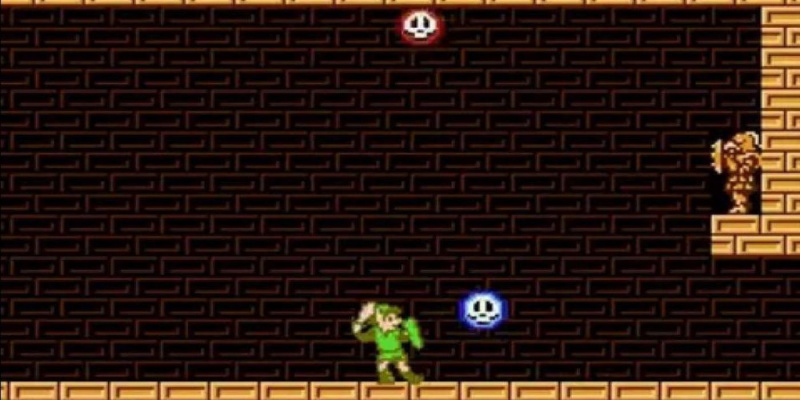   Legenda Zelda Wielki Pałac z Adventure of Link