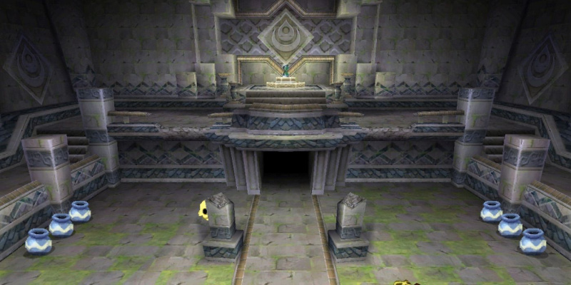   Legenda apie Zelda Vandenyno karaliaus šventyklą iš „Phantom Hourglass“.