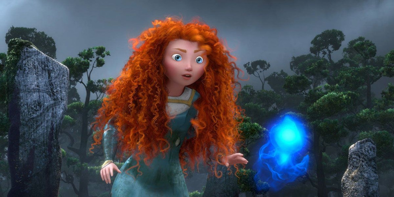 Merida najde pramínek