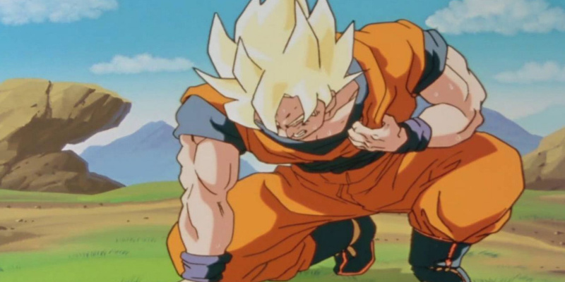   Anime Dragon Bal Z Goku širdies virusas