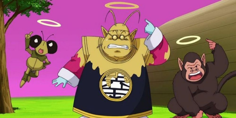 Anime Dragon Ball Super King Kai Gregory Bubbles Mort