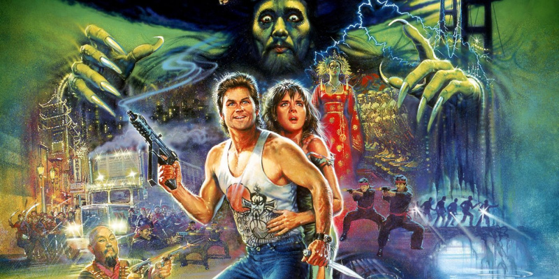   Διαφημιστική τέχνη για το Big Trouble in Little China