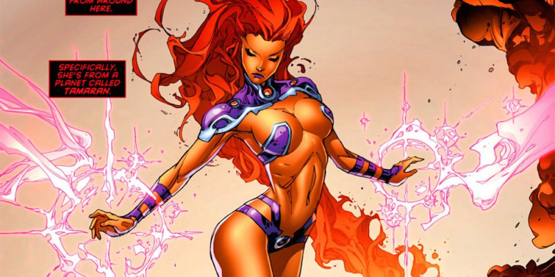   Starfire lido no Red Hood and the Outlaws New 52 trases