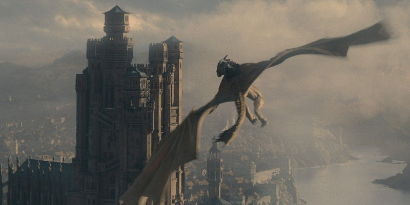   Syrax sur King's Landing in House of the Dragon