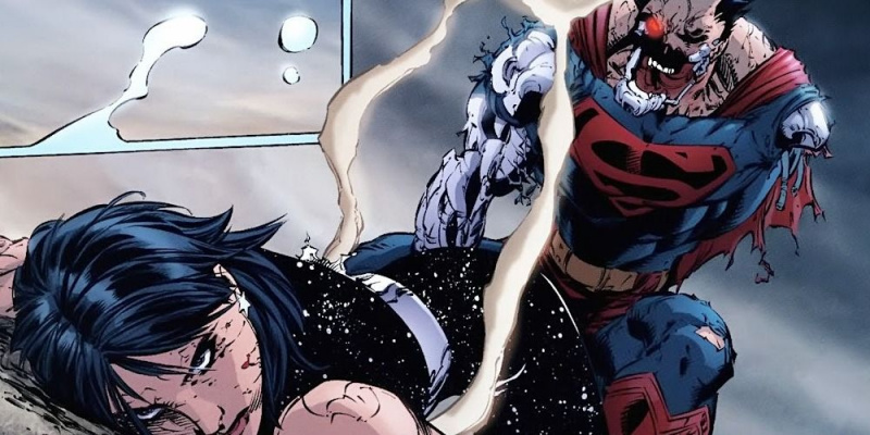   Un robot Superman tue Wonder Girl dans DC Comics