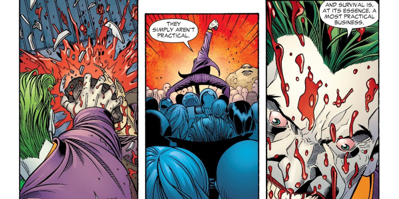   Jokeri tappaa Psimonin DC Comicsissa