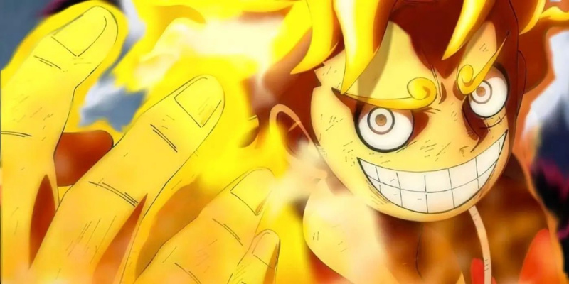   Luffy's Face after activating Fifth Gear powers