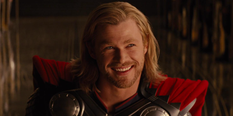   Thor lacht