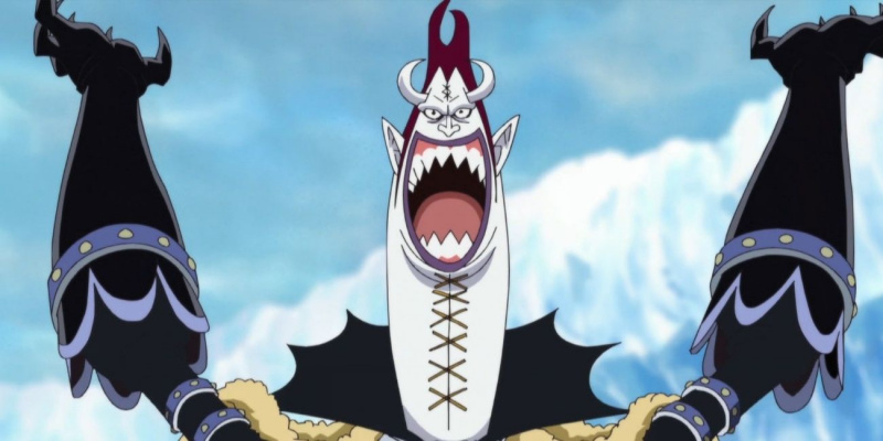   Gecko Moria gembira One Piece