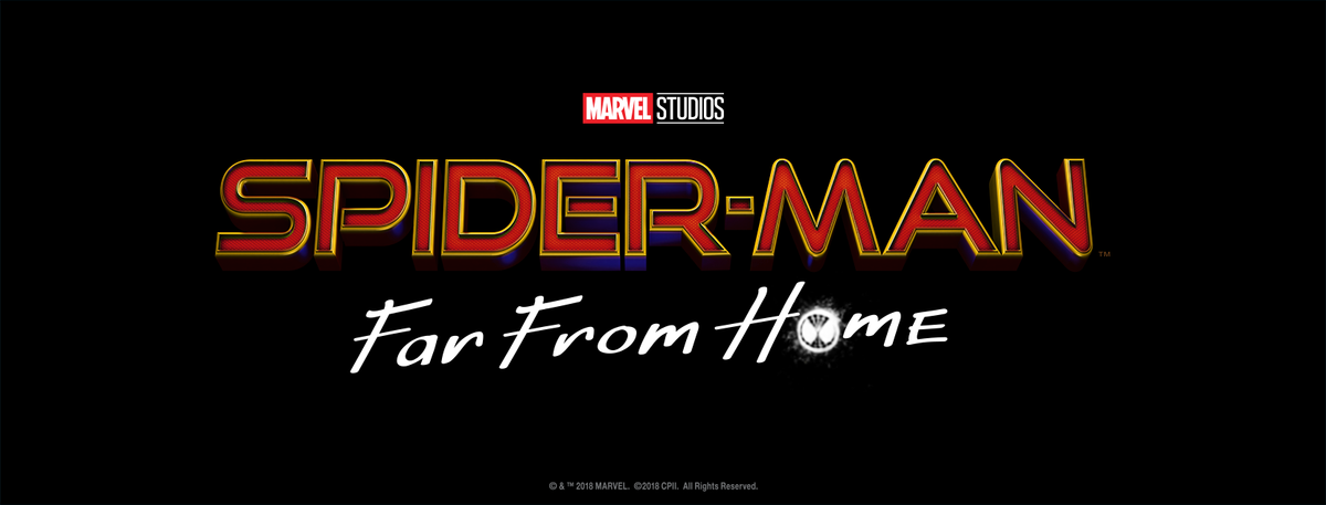 Spider-Man: Far From Home-logo officiellt presenterad av Sony