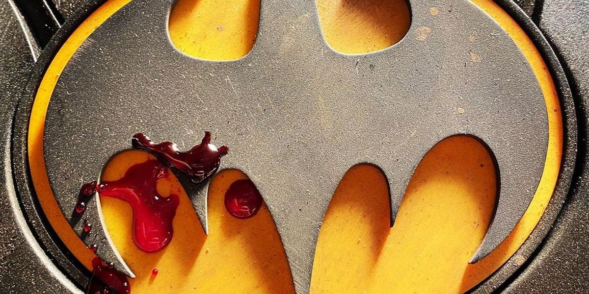 The Flash Film Drops a Bloody Batman Teaser With Watchmen Overtones