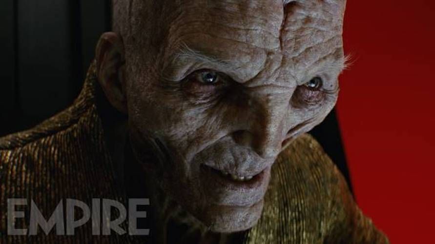 Star Wars: Snoke apparaît de façon inquiétante dans la nouvelle photo du dernier Jedi