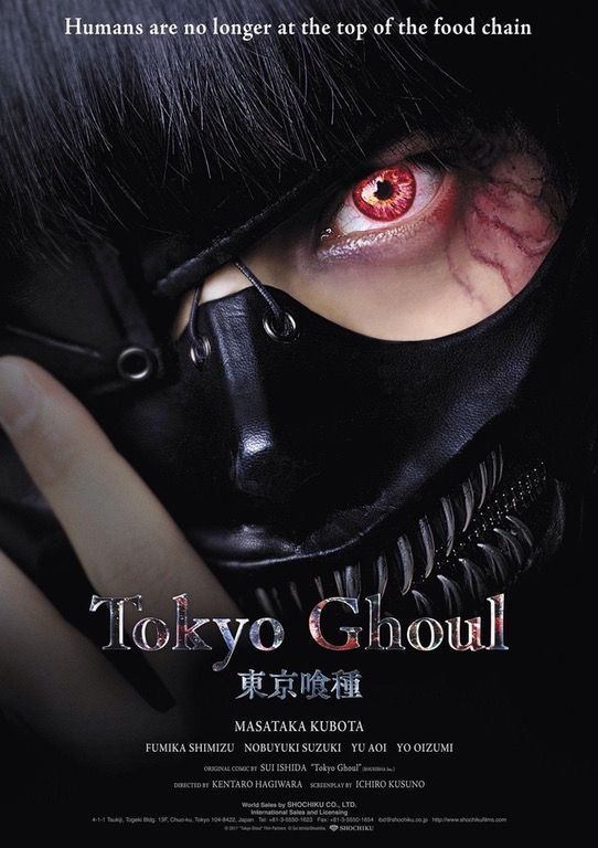 Tokyo Ghoul Live-Action Movie krijgt een officiële bioscoopposter