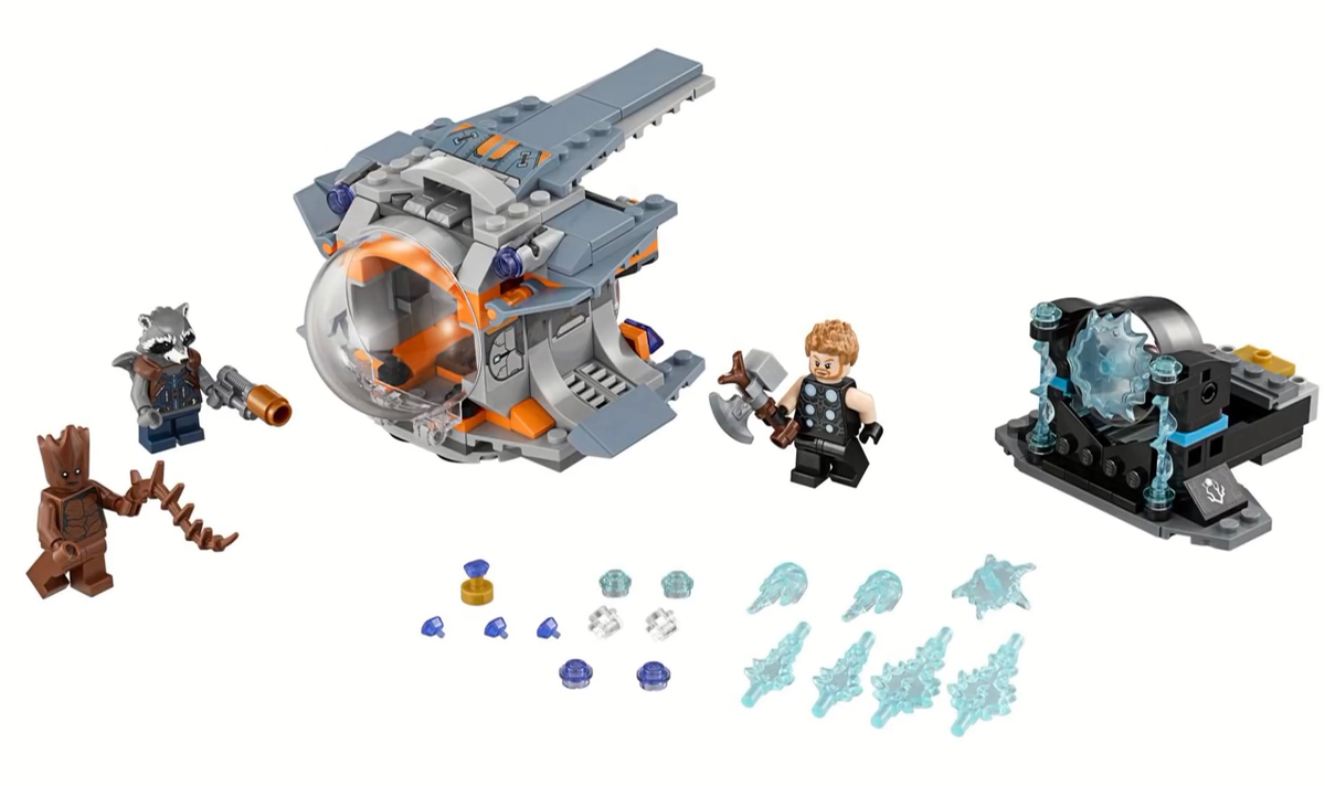 Galaktikos sergėtojai prisijungia prie „Keršytojų begalybės kare“ LEGO rinkinių