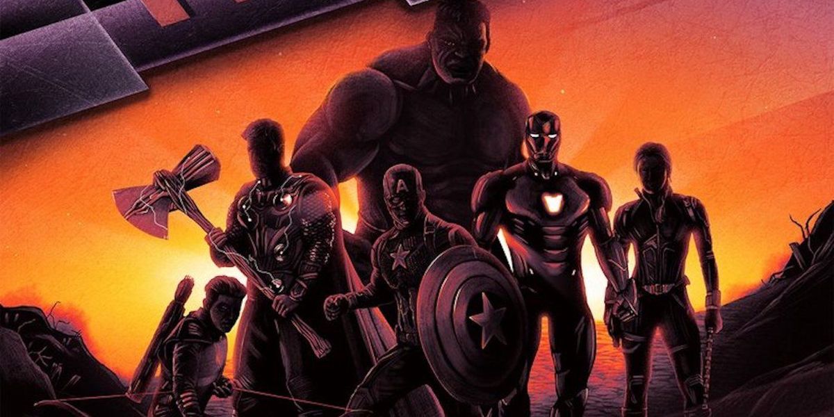 The Avengers Stare Down Thanos als cartells de New Endgame