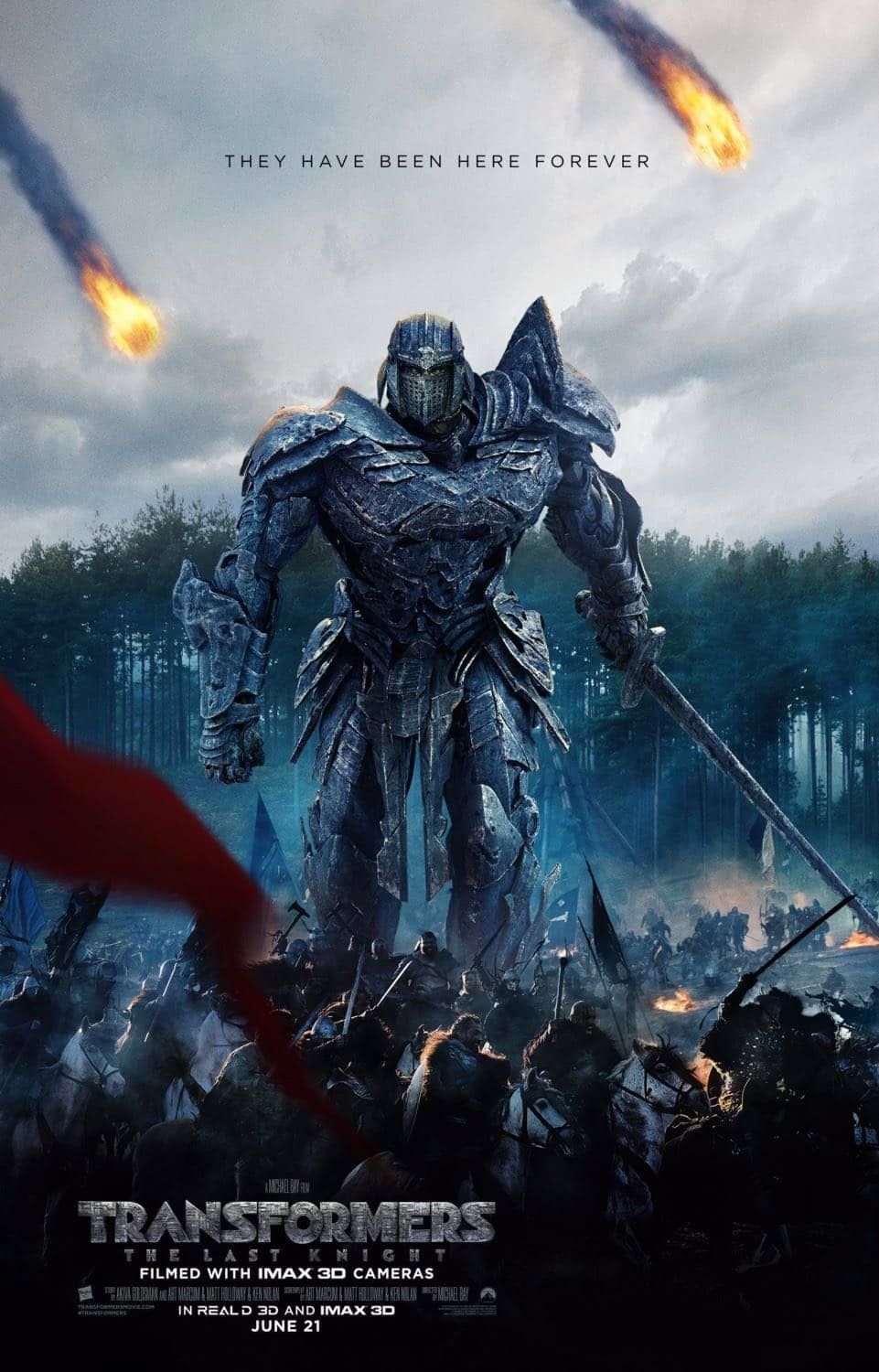Transformers: The Last Knight Goes Medieval ในโปสเตอร์ใหม่