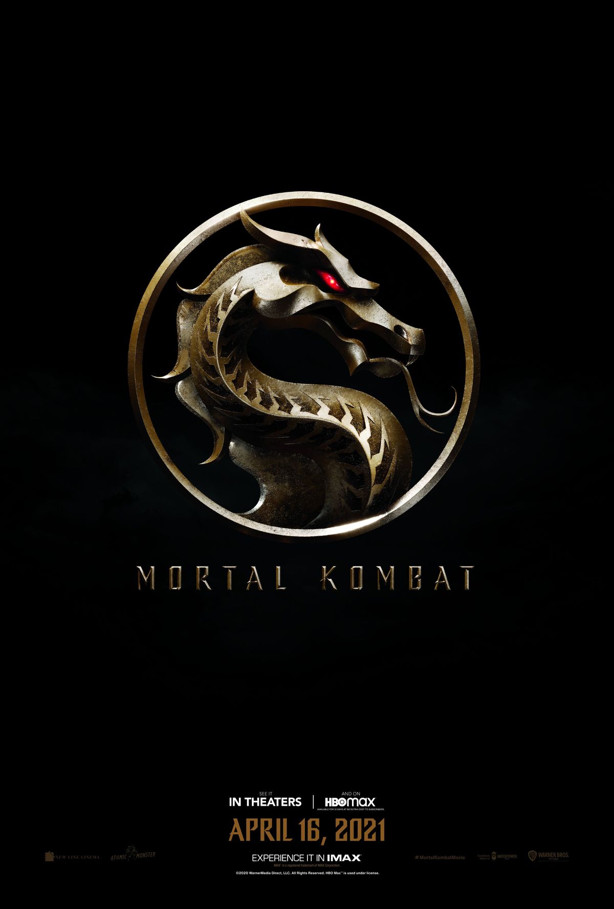 Filma Mortal Kombat izlaiž pirmā tīzera plakātu