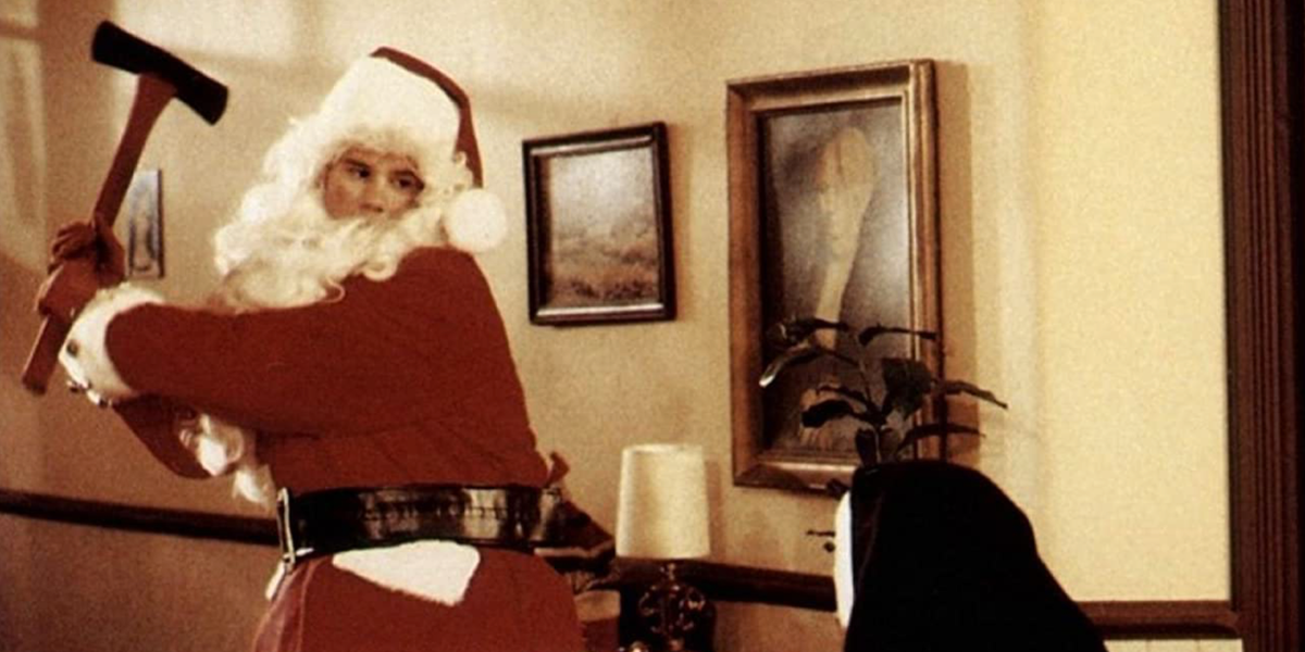 80. gadu Santa Slasher klusā nakts, nāvīgā nakts sāk atsāknēties