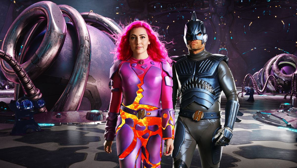 Sharkboy och Lavagirl är vuxna i Netflix's We Can Be Heroes-foton