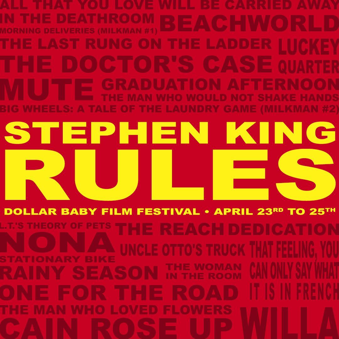 Neizdani filmi Stephena Kinga bodo brezplačno predvajani na spletu med spomladanskim festivalom