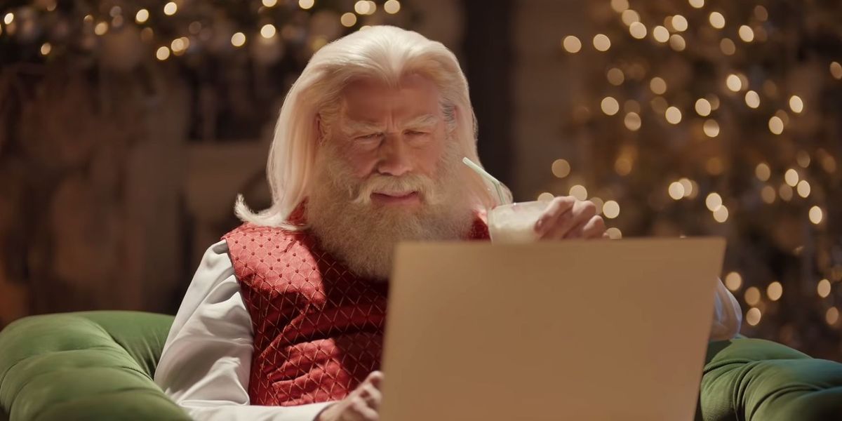 Τζάκσον, Travolta Capital One Ad is a Christmas Pulp Fiction Reunion