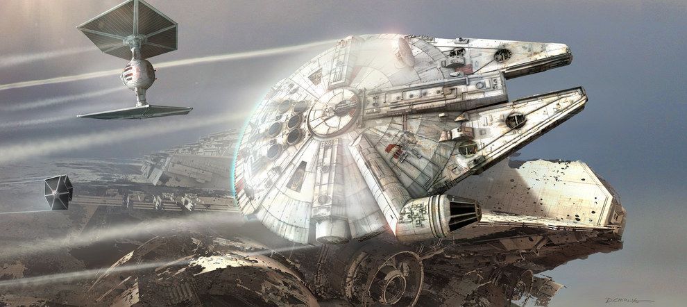 „The Force Awakens“ koncepcinis menas nukelia jus į „Žvaigždžių karų“ scenas