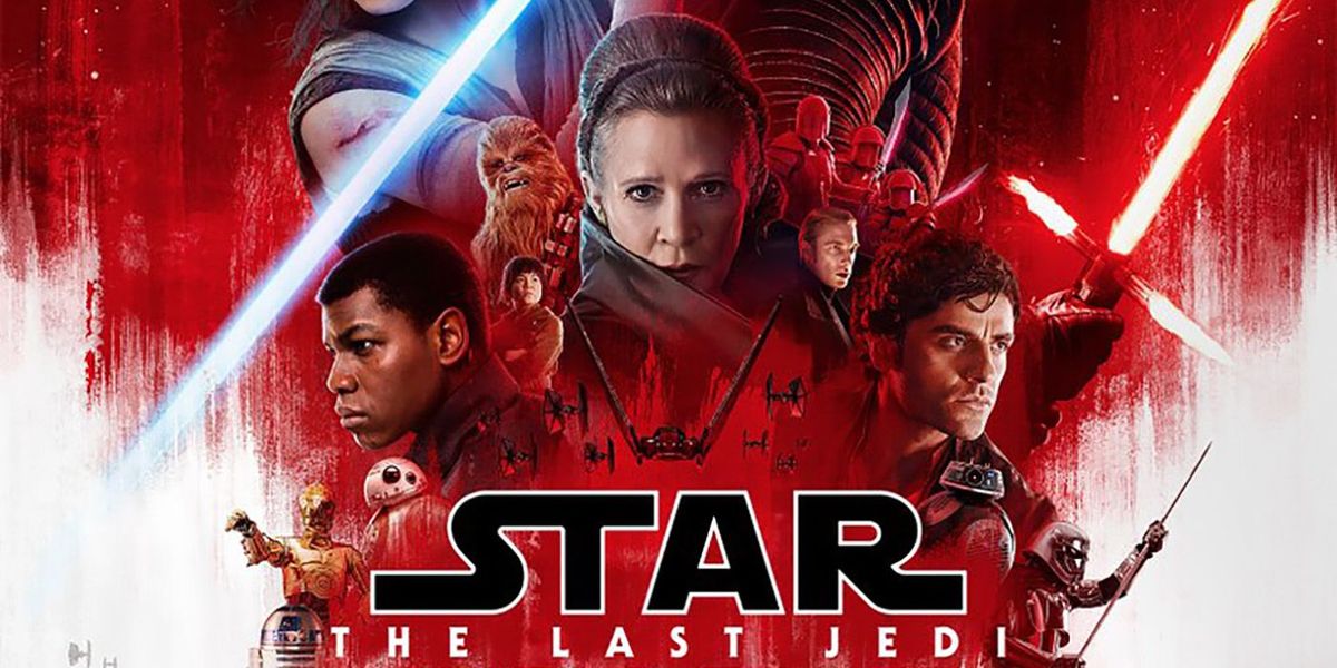Har Darth Vader en subliminal närvaro i The Last Jedis affisch?
