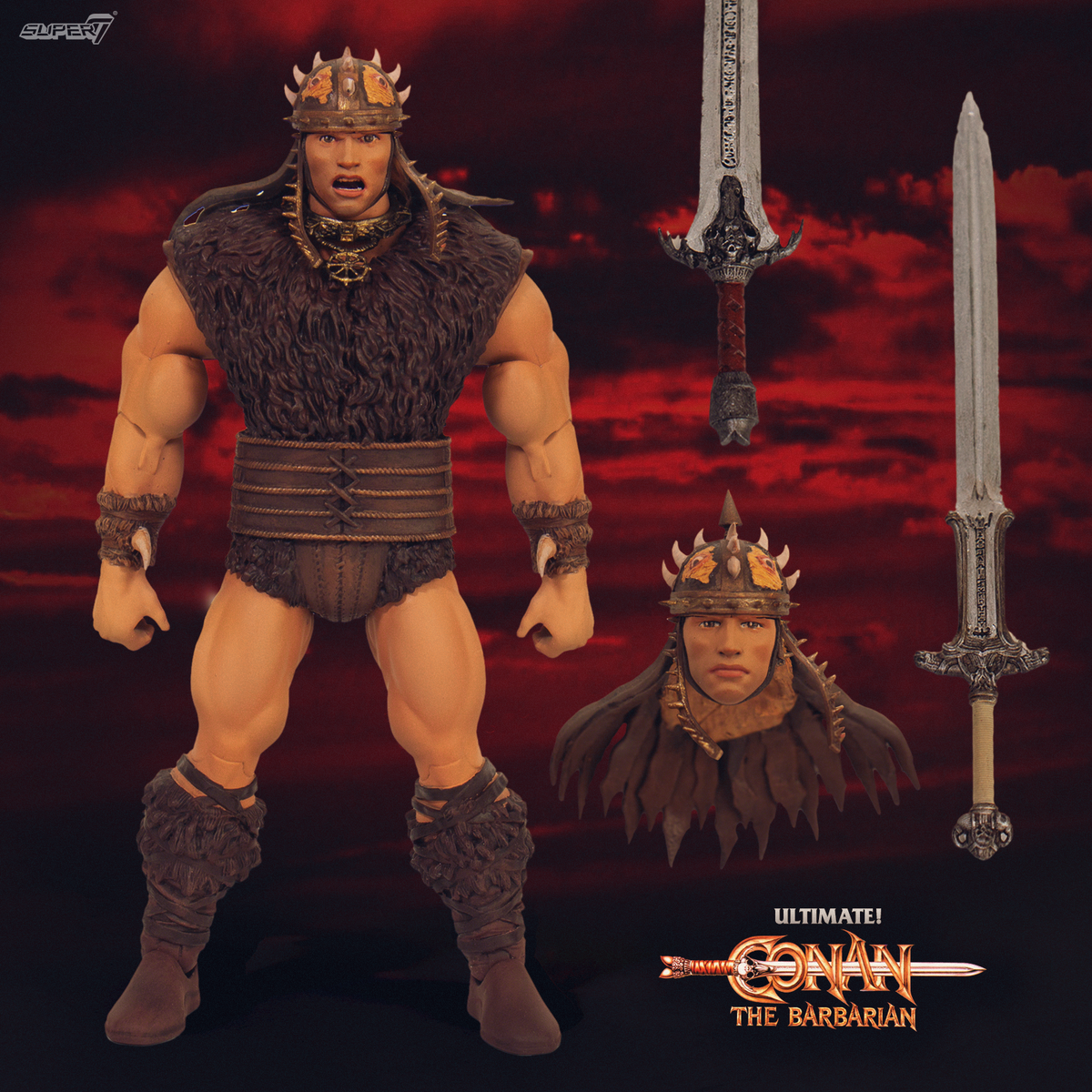 Andre the Giant, Conan the Barbarian Αποκτήστε τη θεραπεία Super7 ULTIMATES