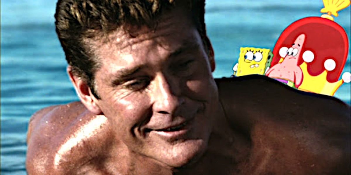 Grozljivi David Hasselhoff iz filma SpongeBob SquarePants je lahko tvoj