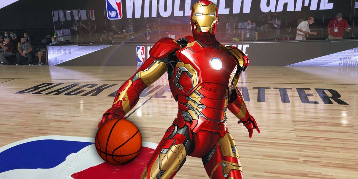 Ang Iron Man ay Nakakakuha ng isang Espesyal na Itaas na Upuan para sa NBA Telecast ng Marvel