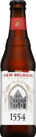 New Belgium 1554 Bière foncée éclairée