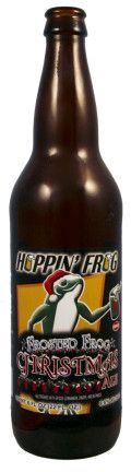Hoppin 'Frog Frosted Frog Christmas Ale