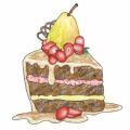 Brewski Chokolade Strawberry Pear Vanilla Cake